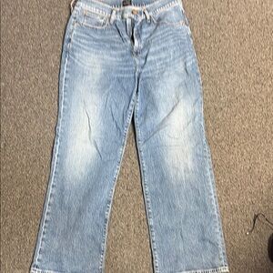 Full length wide leg jean